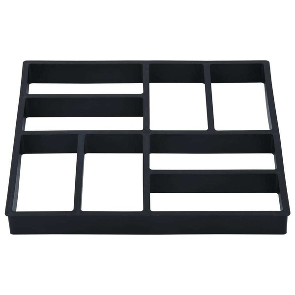 Pavement Molds 2 pcs 15.7"x15.7"x1.6" Plastic A949-48610