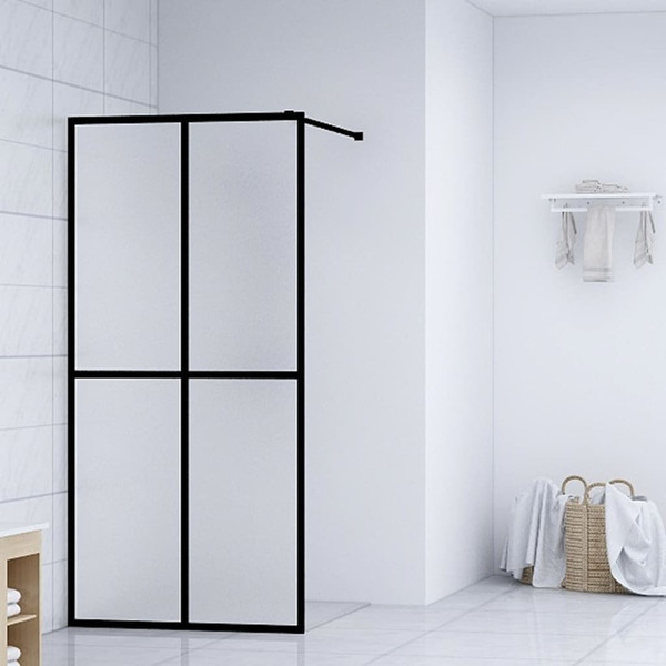 Walk-in Shower Screen Frosted Tempered Glass 39.4"x76.8 A949-145691