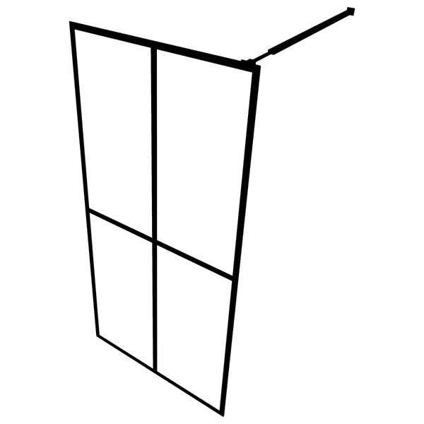 Walk-in Shower Screen Frosted Tempered Glass 39.4"x76.8 A949-145691