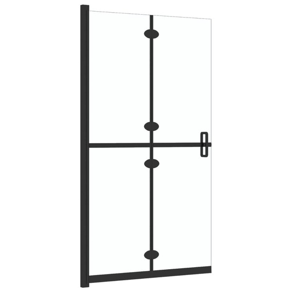Foldable Walk-in Shower Wall Transparent ESG Glass 39.4"x74.8" A949-151183