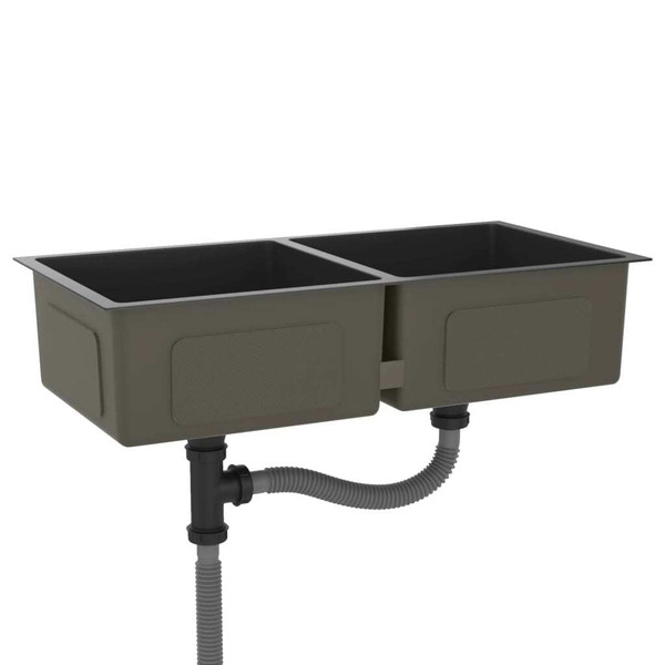 Handmade Kitchen Sink Black Stainless Steel A949-51523