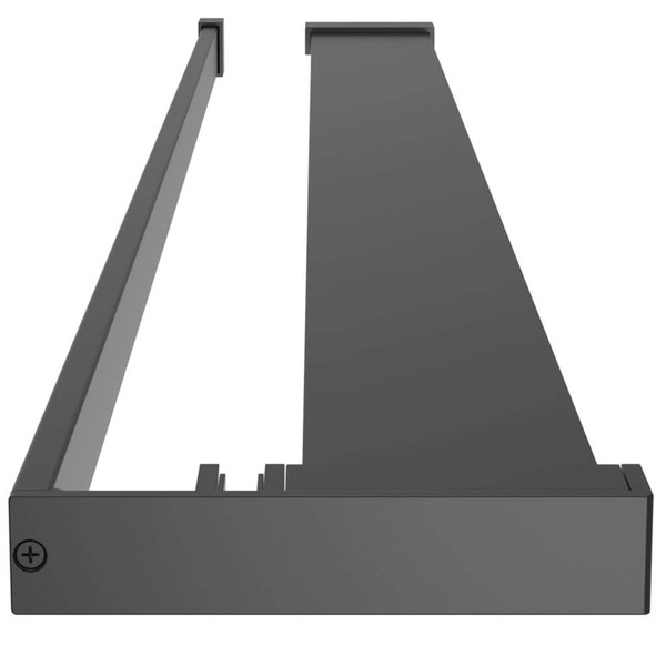 Walk-in Shower Wall with Shelf Black 39.4"x76.8" ESG Glass&Aluminum A949-3185470