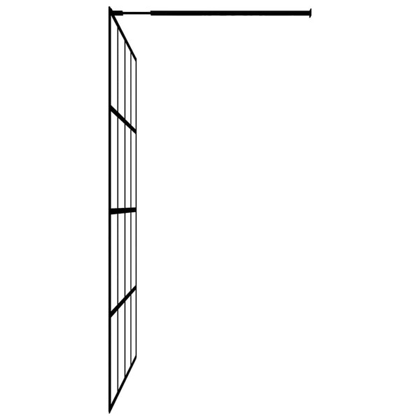 Walk-in Shower Screen Frosted Tempered Glass 46.5"x74.8" A949-145687
