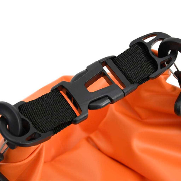 Dry Bag with Zipper Orange 7.9 gal PVC A949-92786