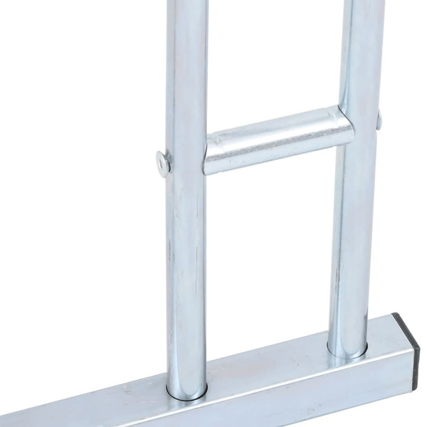 Bicycle Stand for 2 Bikes Floor Freestanding Galvanized Steel A949-4005568