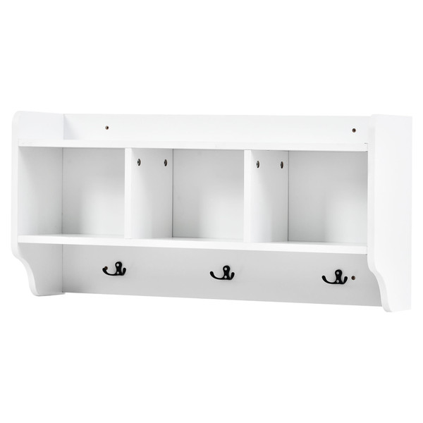 US Modern Style Hall Tree With Drawer Metal Hooks Easy Assembly Hallway Coat Rack For Hallway Livin K484-PHO_11XGA2NB_US