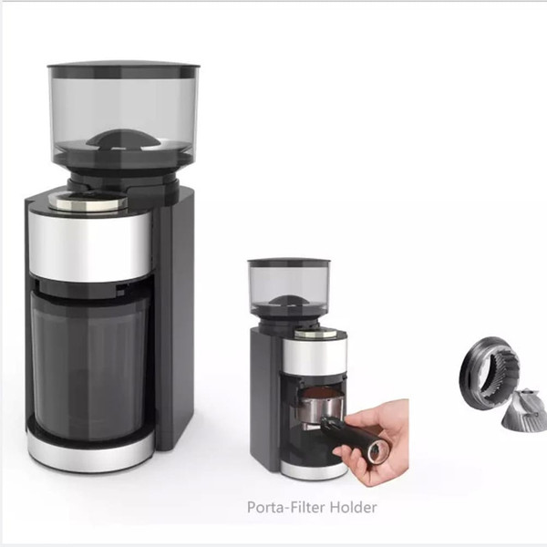 Electric Coffee Grinder 25 Levels Household Adjustable 250g Large Capacity Coffee Bean Grinder Mills K484-FQZIN_PFV1YZ5AS