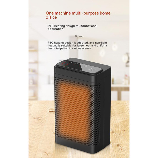 1500w Space Electric Heater with Remote Control 3 Modes 12h Timer Tip-over Protective for Home Offi K484-PHO_0X44QM0N