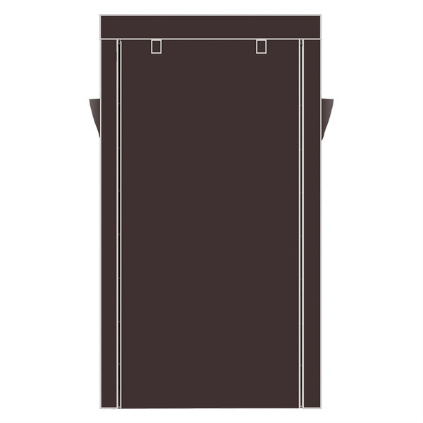 US Non-woven Fabric  Shoe  Cabinet 10 Layers Widened Household Shoe Organizer Dark brown K484-PHO_0S792WKZ_US