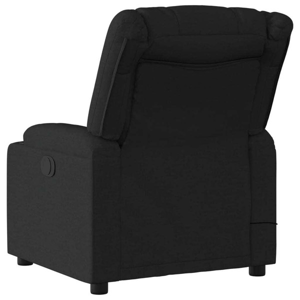 Massage Recliner Chair Black Fabric A949-3206893