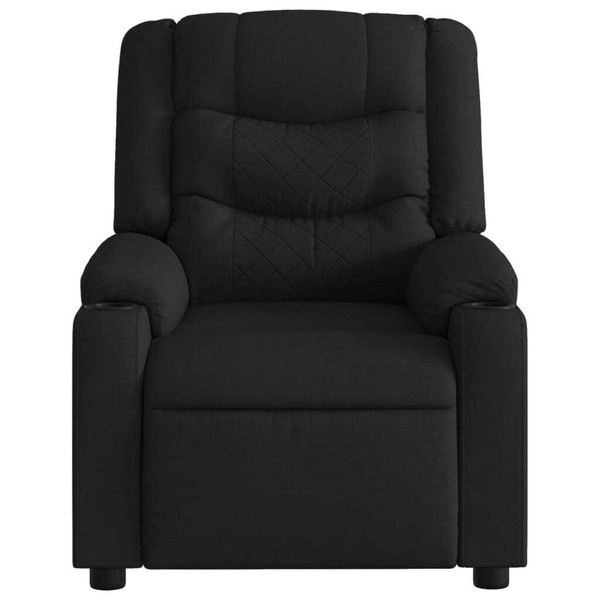 Massage Recliner Chair Black Fabric A949-3206893