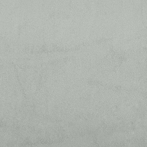 Bed Frame without Mattress "Hanko" Light Gray 53.9"x74.8" Velvet A949-3207877
