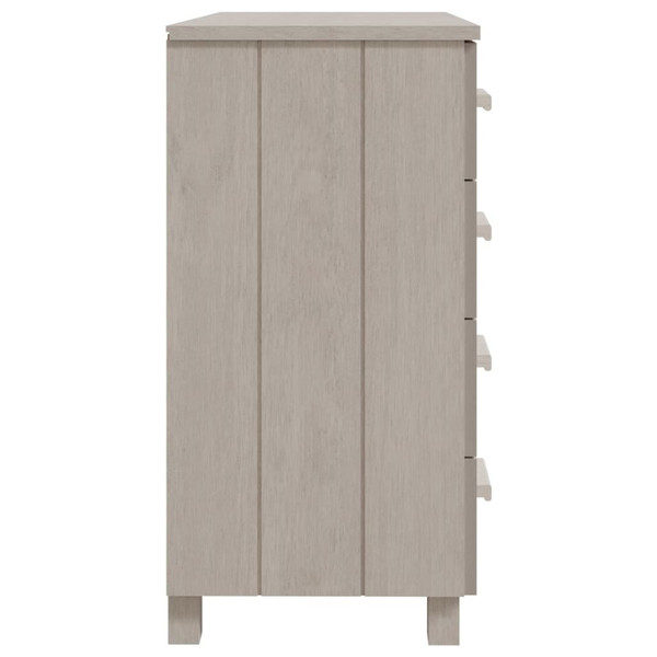 Sideboard HAMAR White 31.1"x15.7"x31.5" Solid Wood Pine A949-340421