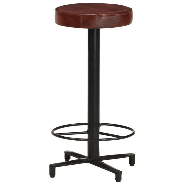 Bar Stools 2 pcs 26" Real Leather A949-321968
