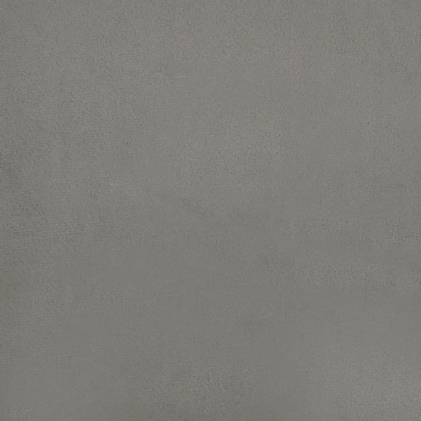 Bed Frame without Mattress Light Gray 76"x79.9" King Velvet A949-347012