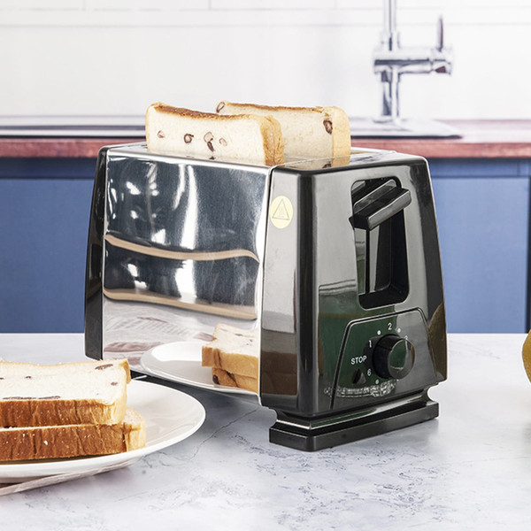 2 Slice Toaster, Small Toaster With Adjustable 6 Levels, Knob, Extra-Wide Slots, Auto-Shutoff, Stai K484-FQZHE_KCDZUJB9