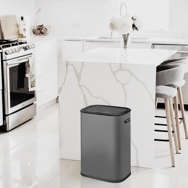 US GARVEE Automatic Trash Can with Lid 14.5 Gallon Smart Trash Can 55L Motion Sensor Trash Can K484-PHO_0YJWBGIU_US