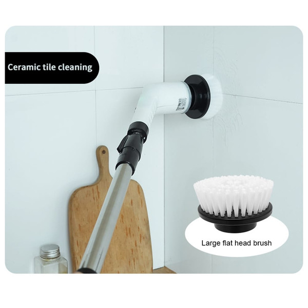 Electric Spin Scrubber, Electric Spin Brush With 7 Brush Heads, 3000mAh Rechargeable Battery, Type- K484-FQZDN_3A2F83LL