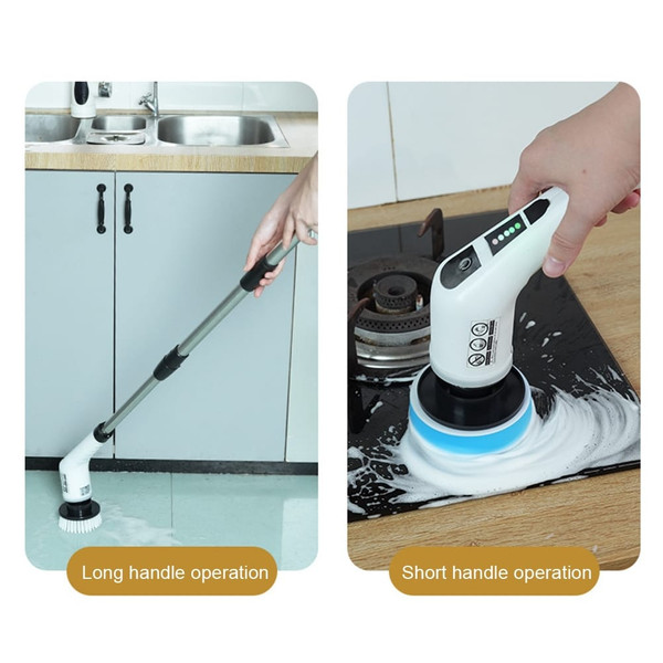 Electric Spin Scrubber, Electric Spin Brush With 7 Brush Heads, 3000mAh Rechargeable Battery, Type- K484-FQZDN_3A2F83LL