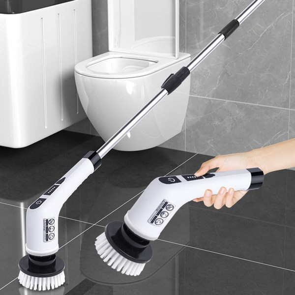 Electric Spin Scrubber, Electric Spin Brush With 7 Brush Heads, 3000mAh Rechargeable Battery, Type- K484-FQZDN_3A2F83LL