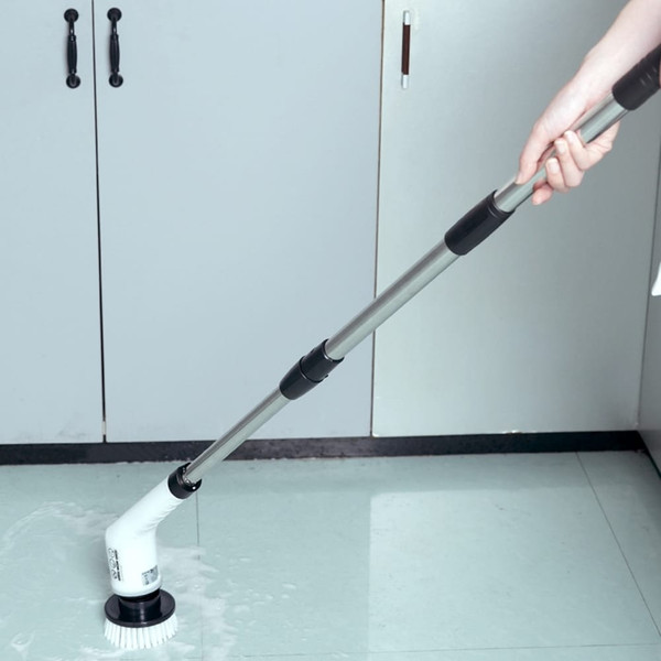 Electric Spin Scrubber, Electric Spin Brush With 7 Brush Heads, 3000mAh Rechargeable Battery, Type- K484-FQZDN_3A2F83LL
