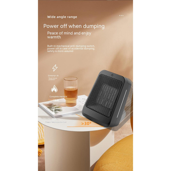1200w Electric Heater Built-in Timer Portable Fast Heating Household Space Heater with Remote Contr K484-PHO_0X5PPECS