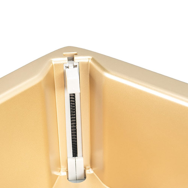 Automatic Shoe Cover Machine with Disposable Shoe Covers Automatic Shoe Cover Dispenser Gold Single K484-FQZIN_92UK9QNR