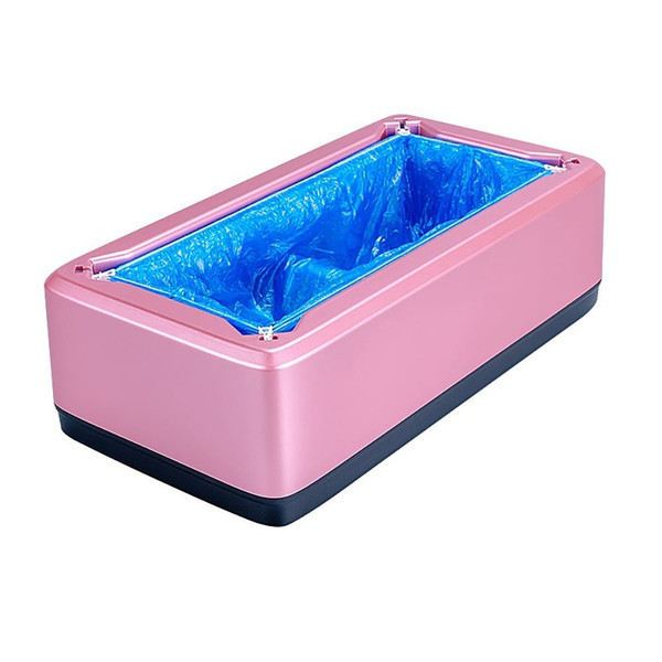 Automatic Shoe Cover Machine with Disposable Shoe Covers Automatic Shoe Cover Dispenser Gold Single K484-FQZIN_92UK9QNR