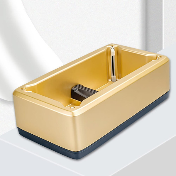Automatic Shoe Cover Machine with Disposable Shoe Covers Automatic Shoe Cover Dispenser Gold Single K484-FQZIN_92UK9QNR