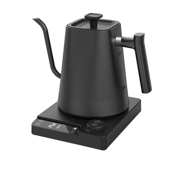 1L Electric Gooseneck Kettle Teapot with Stainless Steel Inner Liner and Cover, Hot Water Boiler He K484-FQZDN_ITCWSZ57
