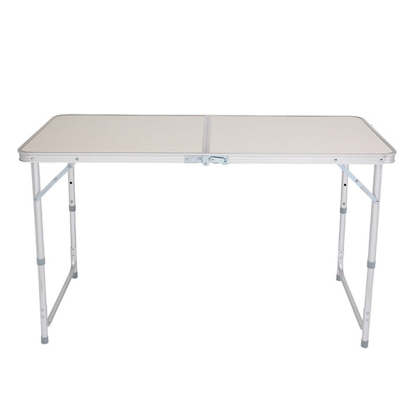US Multipurpose Folding Table Household Supplies Aluminum Alloy Folding Table 120*60*70 white K484-PHO_0RNIBM53_US