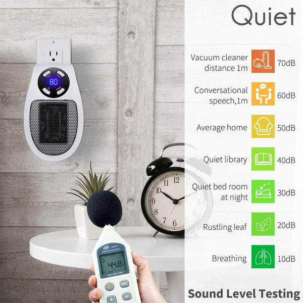 500w Portable Electric Heater Led Display Remote Control Household Radiator Warmer Machine with Tim K484-PHO_0X5VZKJA