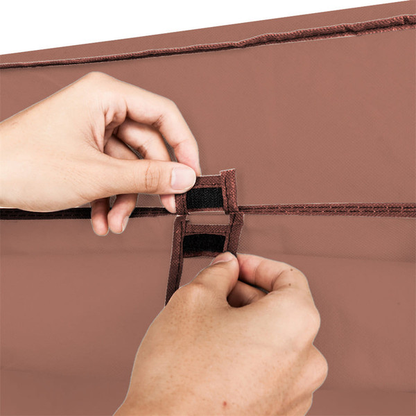 US Non-woven Fabric Shoe  Cabinet 10 Layers Widened Household Storage Rack Brown K484-PHO_0S8VJPUU_US