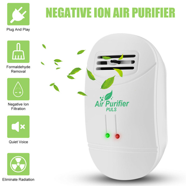 Ac 110v-220v 2w Portable Air Purifier Fresh Negative Ion Generator with Indicator Light US plug K484-PHO_0WC4Z9GA