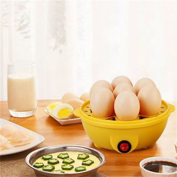 Electric Egg Cooker Boiler 7 Cavities Cute Chicken Shape Non Stick Auto-off Egg Steamer EU plug K484-PHO_0WTQBNQA
