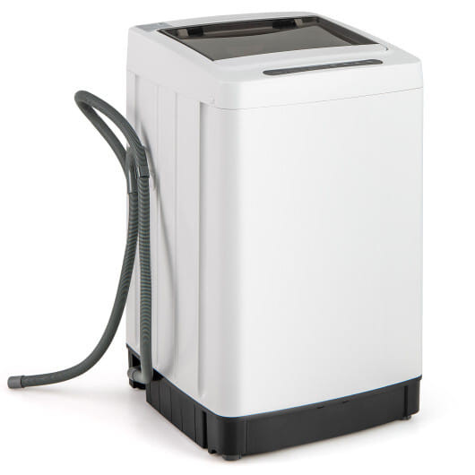 Full-Automatic Washing Machine Washer and Spin Combo-White - Color: White D681-FP10849WH