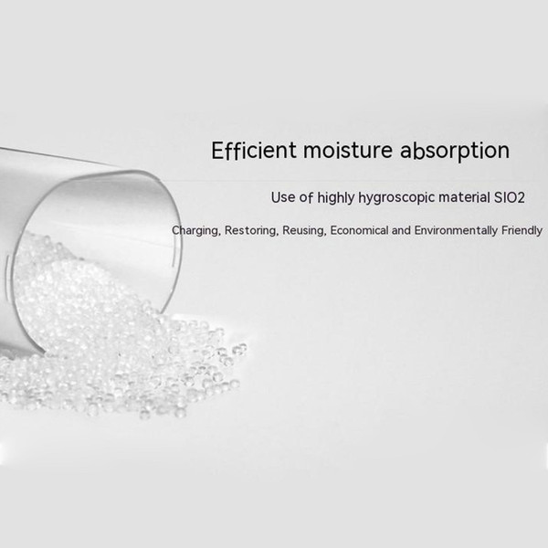Household Mini Dehumidifier Built-in Ptc Ceramic Heater No Heat Charging Smart Silent Home Air Drye K484-FQZHE_C3GWOSJY