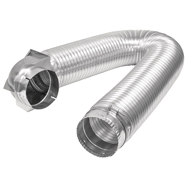 Builder's Best 112423 4" x 8ft UL Transition-Duct Single-Elbow Kit R810-BDB111718