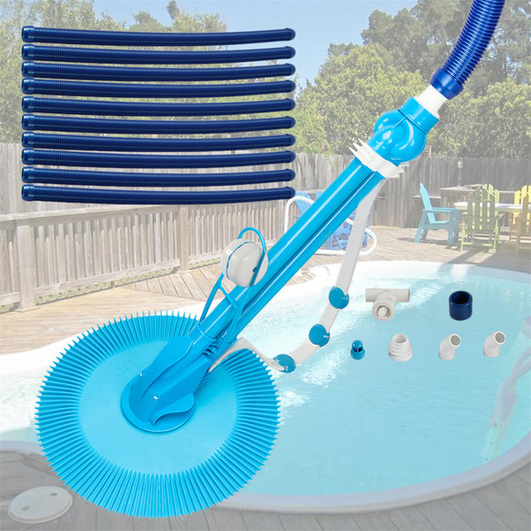 US RONSHIN Automatic Swimming Pool Cleaner Set Cleaning Machine Blue K484-PHO_0TKL4FQ7_US