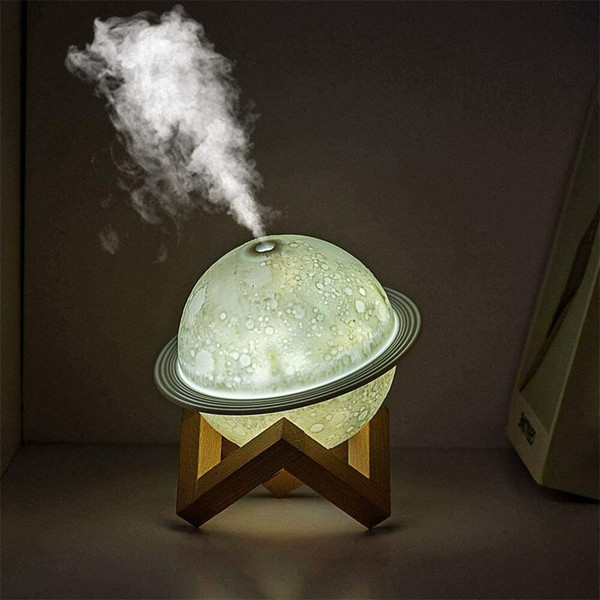 Moon-shaped Mini Humidifier Air Ultrasonic Led Usb Multifunctional Aroma Essential Oil Diffuser Nig K484-PHO_0UY5GPCD