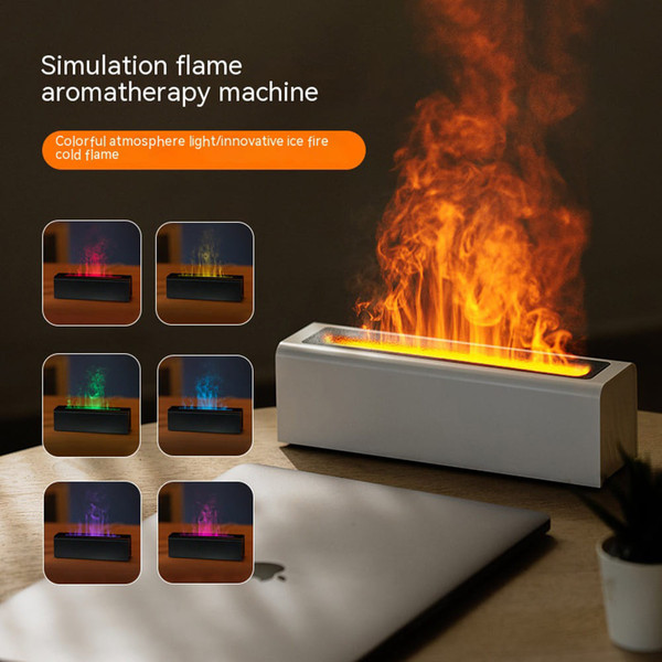 Portable Mini Essential Oil Diffusers With 150ml Water Tank Capacity USB Flame Air Humidifier Mist  K484-FQZHE_HQAXU6X0