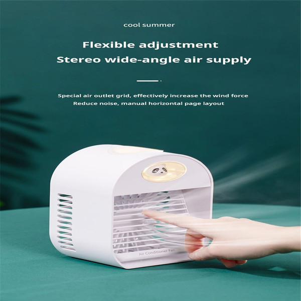 Q30 Portable Mini  Fan With Large Capacity Water Tank 3 Speeds Energy Saving Night Light Cooler Coo K484-PHO_0UWJVLDW
