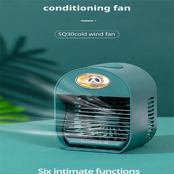 Q30 Portable Mini  Fan With Large Capacity Water Tank 3 Speeds Energy Saving Night Light Cooler Coo K484-PHO_0UWJVLDW