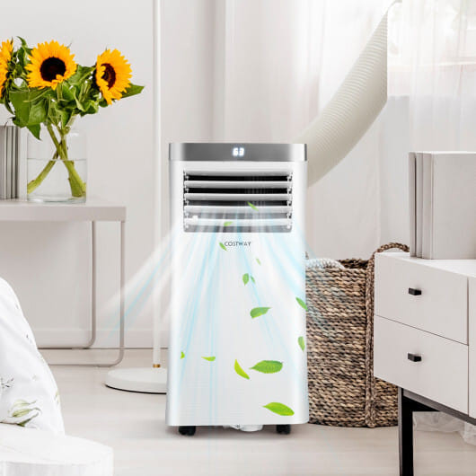 8000 BTU 3-in-1 Portable Air Conditioner with Remote Control-White B593-FP10122US