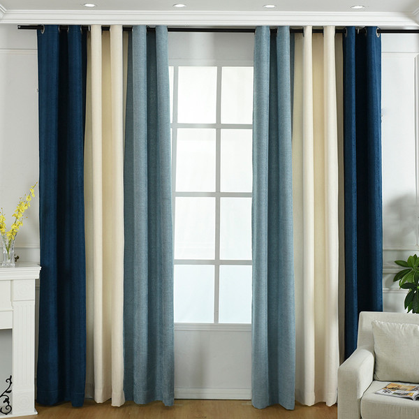 Color: 8, style: Machining - Factory direct stitching simple solid chenille curtain high shading cu Q119-CJJJJFCL00025-8-Machining