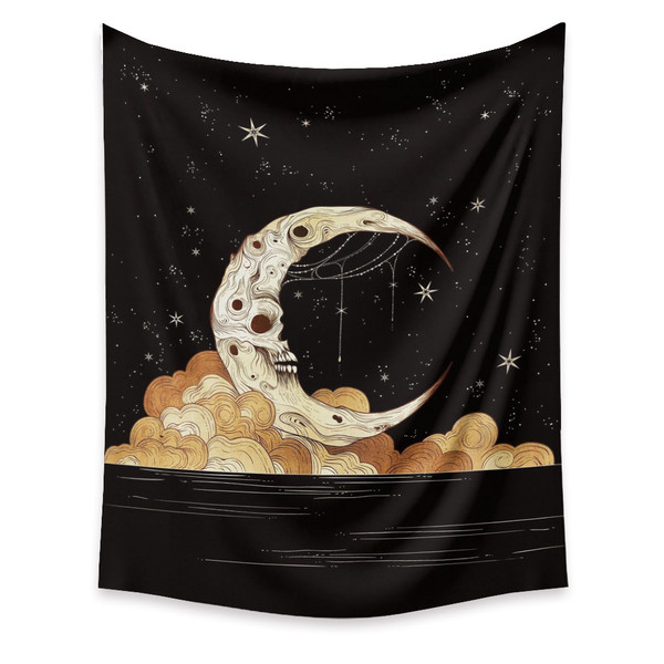 Color: B, Size: 130X150CM - Moon Tapestry Home Decor Background Cloth Wall Hanging Tapestry Q119-CJCL107199007GT