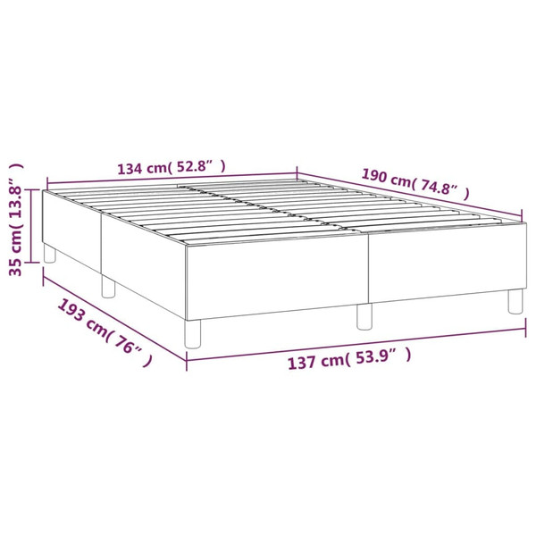  Bed Frame Dark Gray Fabric (100% polyester), plywood, engineered wood A949-3121000