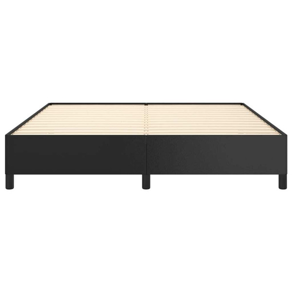  Bed Frame Black 75% polyvinyl chloride, 5% cotton, 20% polyester A949-347283