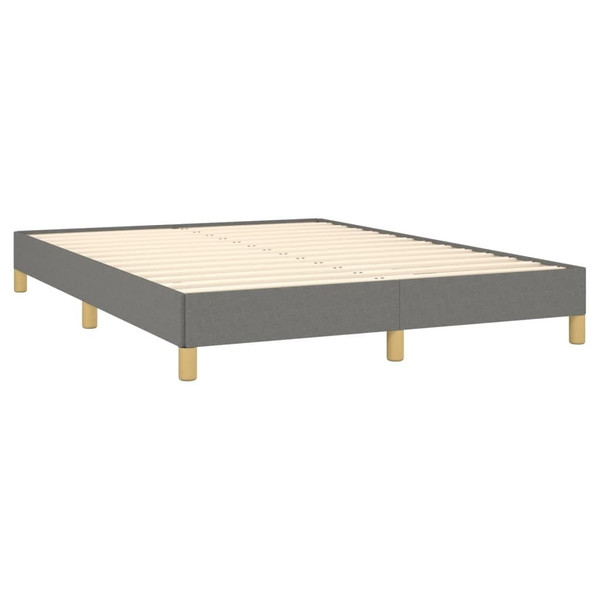  Bed Frame Dark Gray Polyester fabric, Plywood, Engineered wood Full A949-346857