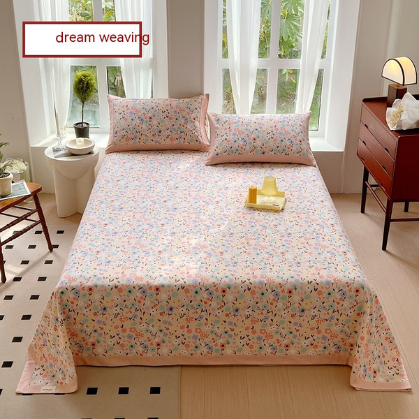 Pattern: Pursuing A Dream, Size Specification: 200cmx230cm Sheets - Cotton Floral Quilt Cover Pillo Q119-CJYD199023979AZ